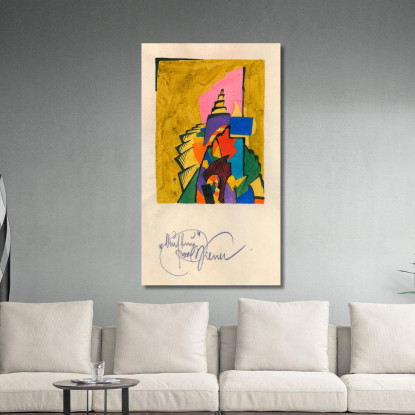 Costruzione Karl Wiener kwn28 quadro stampato su tela