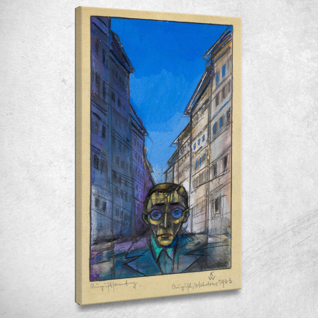 Autoritratto Della Domenica Di Agosto Karl Wiener kwn34 quadro stampato su tela Autoritratto Della Domenica Di Agosto Karl Wiener kwn34 quadro stampato su tela