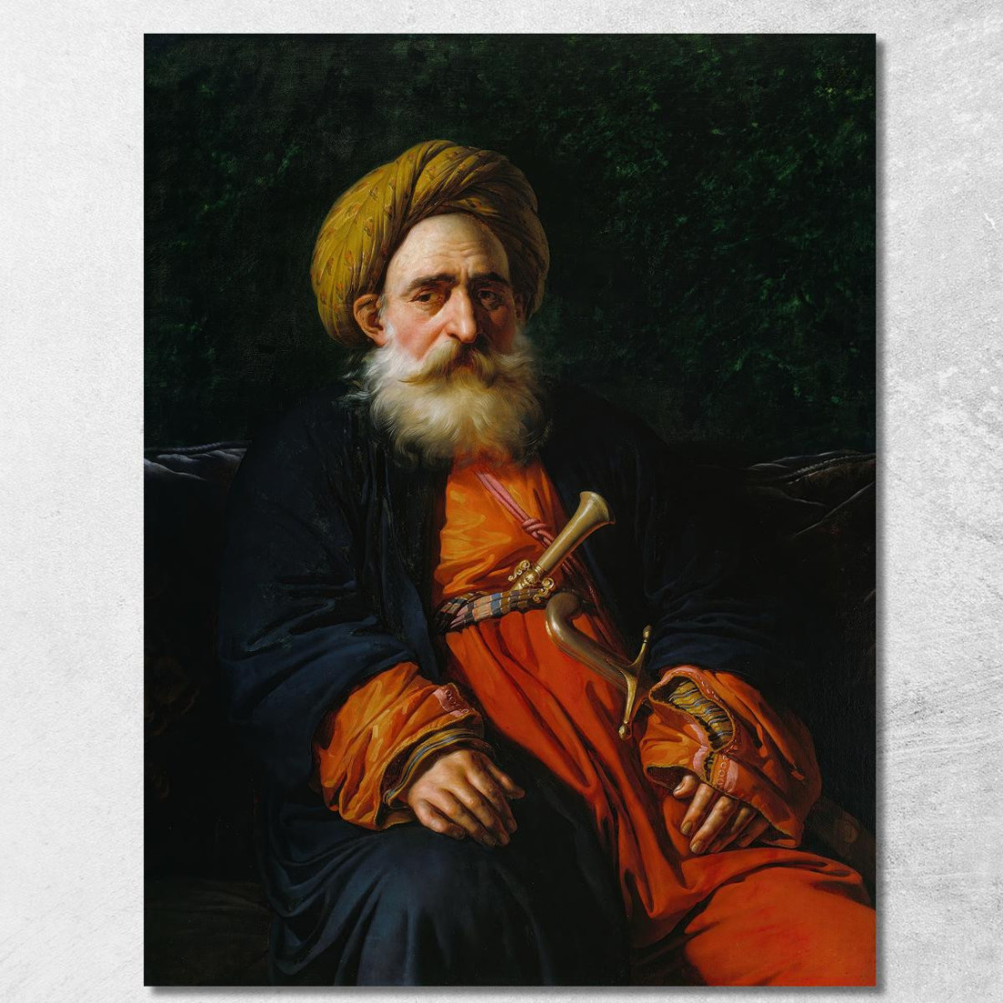 Ritratto Del Katchef Dahouth Mamelucco Cristiano Anne Louis Girodet-Trioson alg8 quadro stampato su tela Ritratto Del Katchef Dahouth Mamelucco Cristiano Anne Louis Girodet-Trioson alg8 quadro stampato su tela