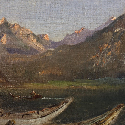 Sul Lago Wolfgangsee Anton Romako arm3 quadro stampato su tela
