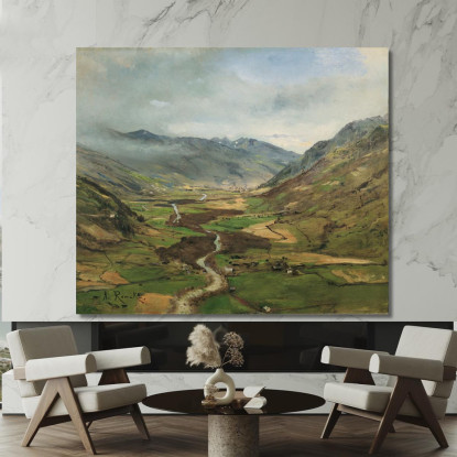 La Valle Di Gastein Ii Anton Romako arm14 quadro stampato su tela