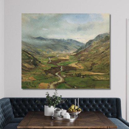 La Valle Di Gastein Ii Anton Romako arm14 quadro stampato su tela