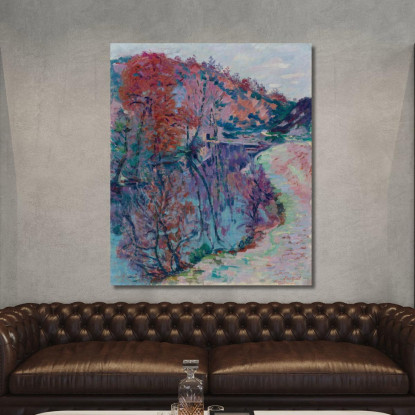 Rive Della Sedelle Crozant Armand Guillaumin agl7 quadro stampato su tela