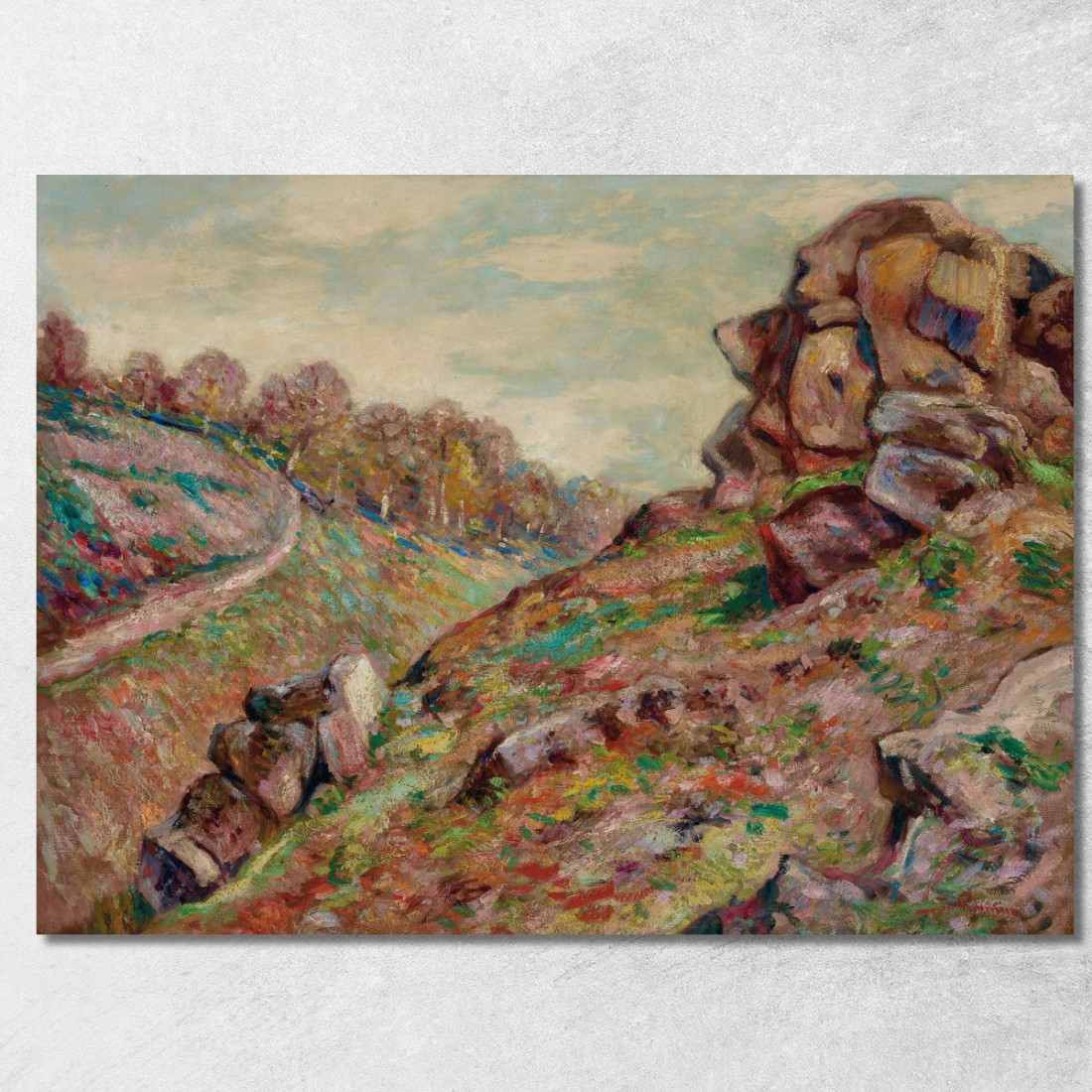 Altezza Della Sedelle Paesaggio Della Creuse Armand Guillaumin agl19 quadro stampato su tela Altezza Della Sedelle Paesaggio Della Creuse Armand Guillaumin agl19 quadro stampato su tela