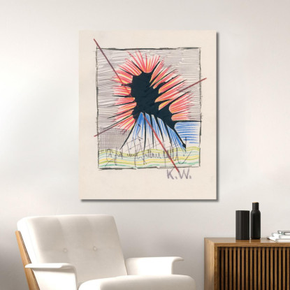 Dalla Mia Vita 50 Fogli Xix Karl Wiener kwn52 quadro stampato su tela