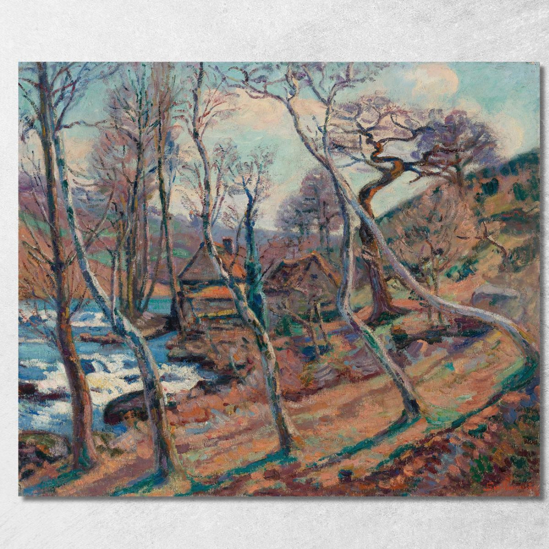 Mulino Bouchardon Armand Guillaumin agl50 quadro stampato su tela Mulino Bouchardon Armand Guillaumin agl50 quadro stampato su tela
