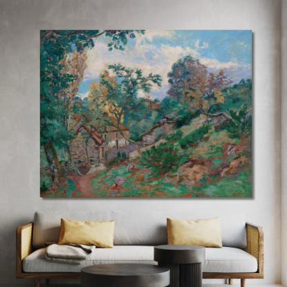 Paesaggio 2 Armand Guillaumin agl53 quadro stampato su tela