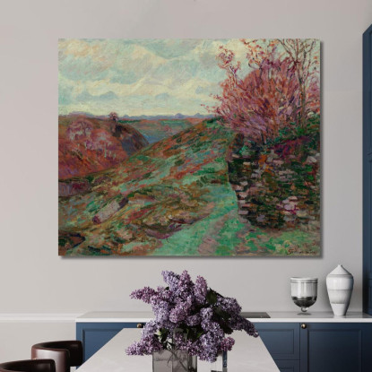 Paesaggio 3 Armand Guillaumin agl54 quadro stampato su tela