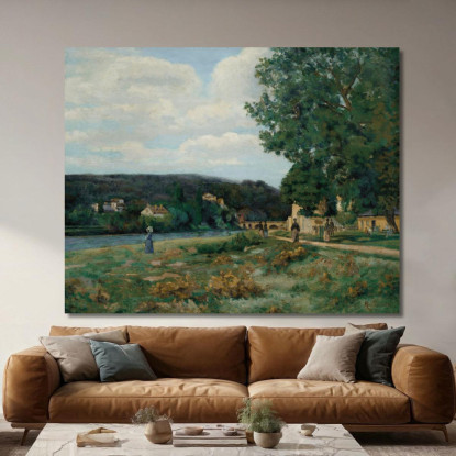 Paesaggio Dell'Île-De-France Armand Guillaumin agl64 quadro stampato su tela
