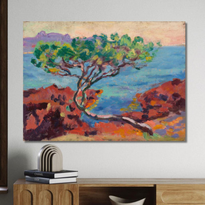 Paesaggio Marittimo Armand Guillaumin agl69 quadro stampato su tela