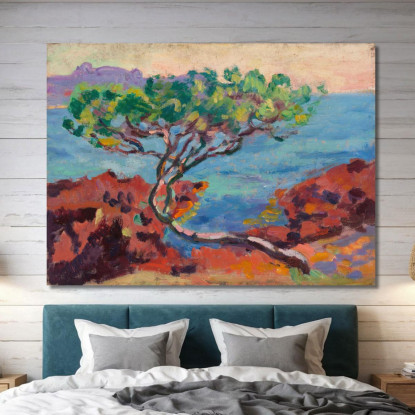 Paesaggio Marittimo Armand Guillaumin agl69 quadro stampato su tela