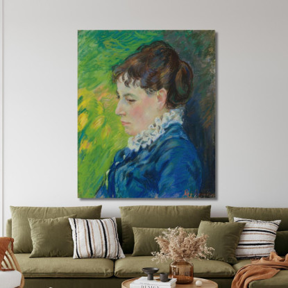 Ritratto Della Moglie Dell'Artista Armand Guillaumin agl74 quadro stampato su tela