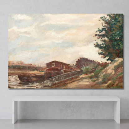 Chiatte Nell'Île-De-France Armand Guillaumin agl76 quadro stampato su tela