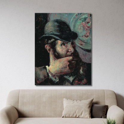 Autoritratto Armand Guillaumin agl88 quadro stampato su tela