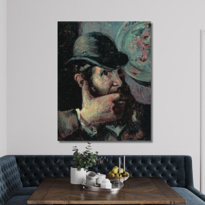 Autoritratto Armand Guillaumin agl88 quadro stampato su tela