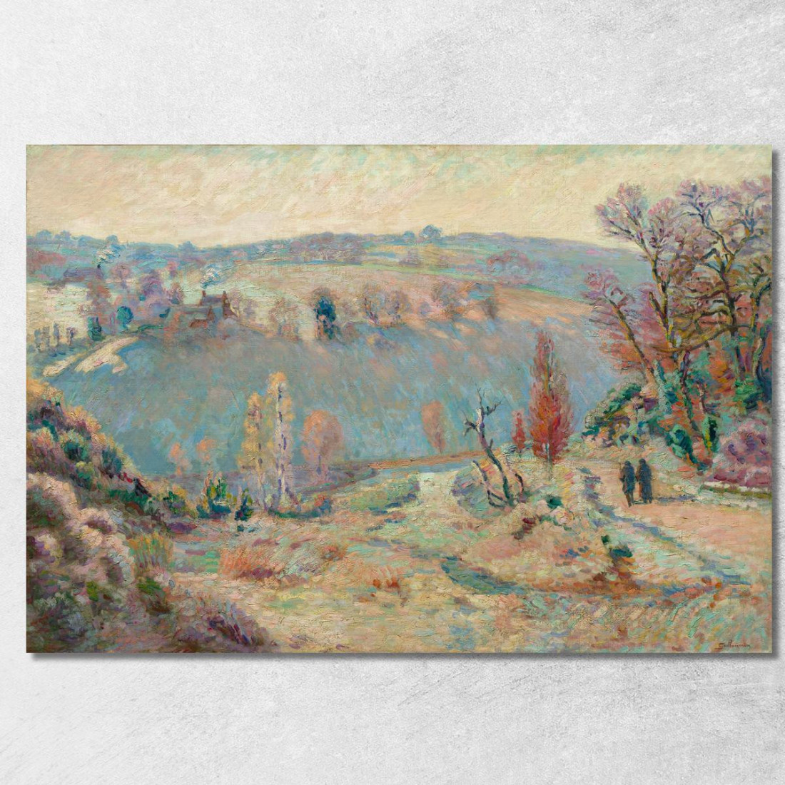 Valle Della Sedelle A Pont Charraud Gelata Bianca Armand Guillaumin agl92 quadro stampato su tela Valle Della Sedelle A Pont Charraud Gelata Bianca Armand Guillaumin agl92 quadro stampato su tela