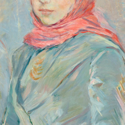 Bambina Con Un Cesto Berthe Morisot bmr12 quadro stampato su tela