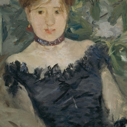 Il Corpetto Nero Berthe Morisot bmr20 quadro stampato su tela