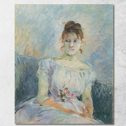 Paule Gobillard In Abito Da Ballo Berthe Morisot bmr25 quadro stampato su tela