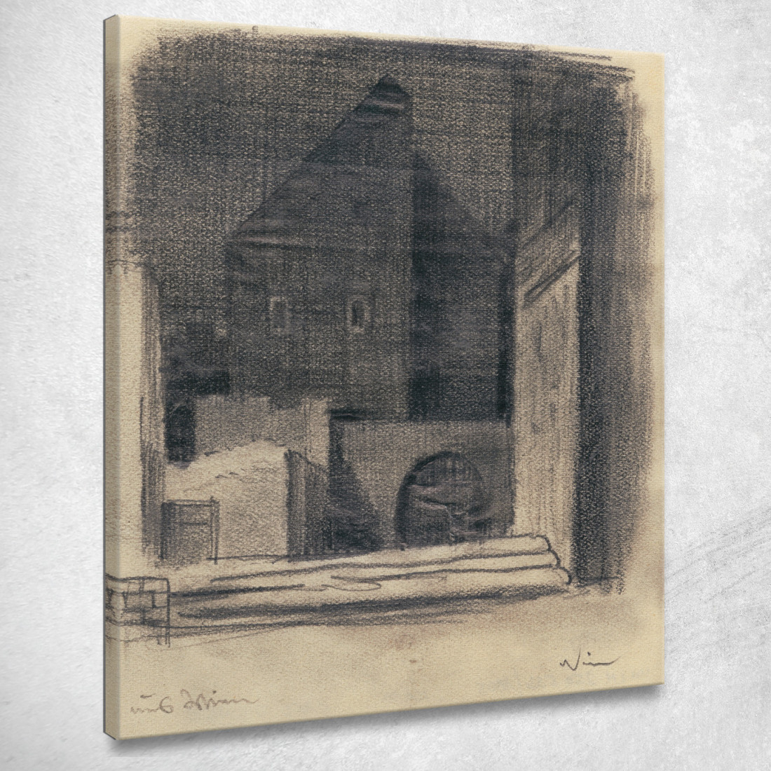 Da Vienna Karl Wiener kwn63 quadro stampato su tela Da Vienna Karl Wiener kwn63 quadro stampato su tela