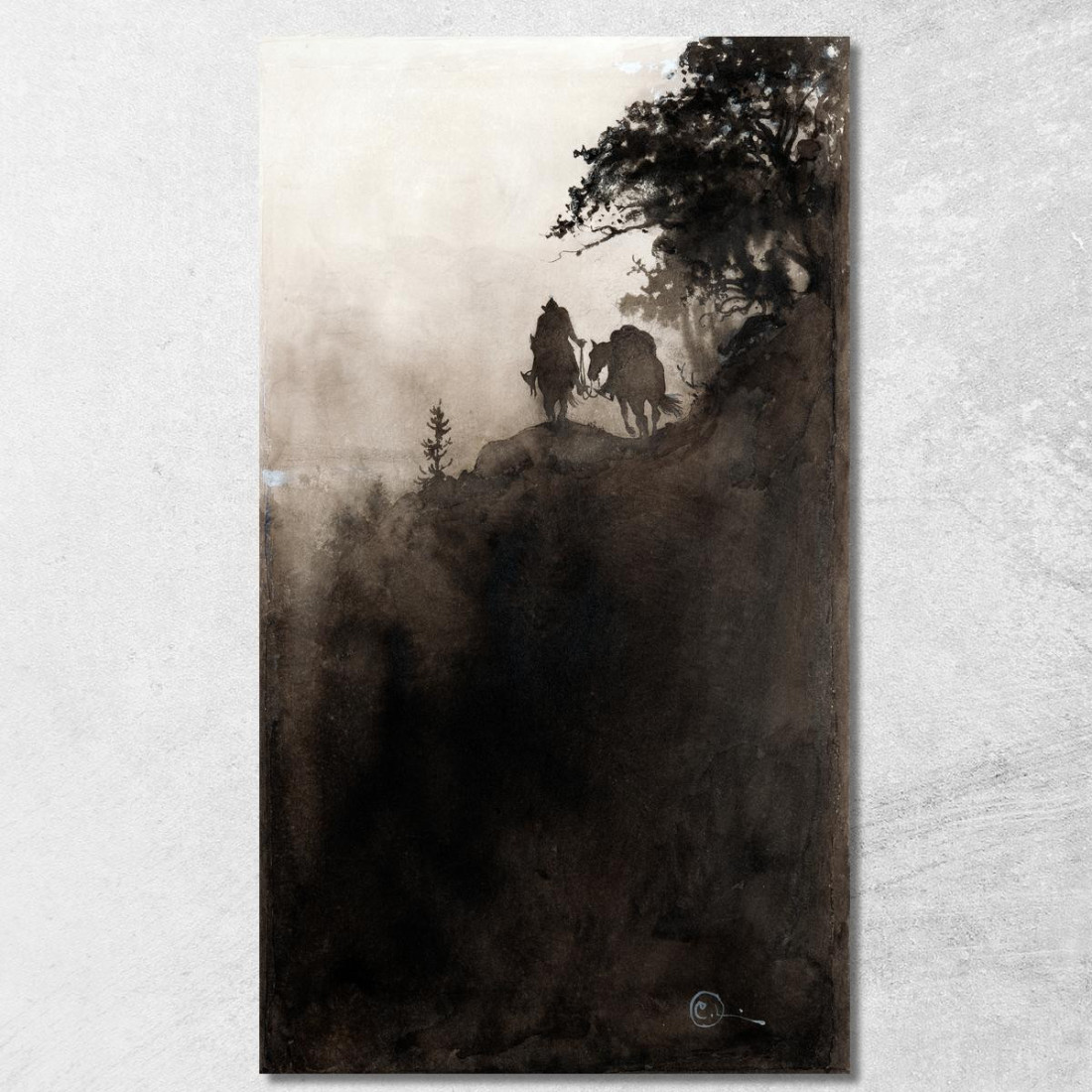 Illustrazione Per Singoalla – Il Vento È Il Mio Amante Di Viktor Rydberg 7 Carl Larsson clr23 quadro stampato su tela Illustrazione Per Singoalla – Il Vento È Il Mio Amante Di Viktor Rydberg 7 Carl Larsson clr23 quadro stampato su tela