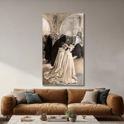 Illustrazione Per Singoalla – Il Vento È Il Mio Amante Di Viktor Rydberg Carl Larsson clr26 quadro stampato su tela