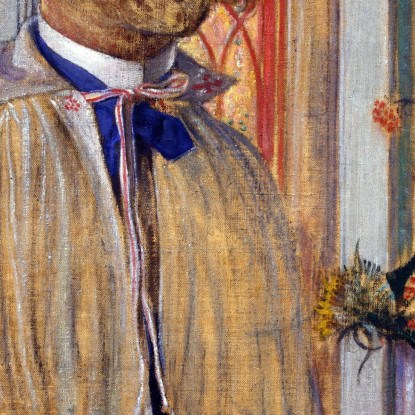 Autoritratto Carl Larsson clr51 quadro stampato su tela