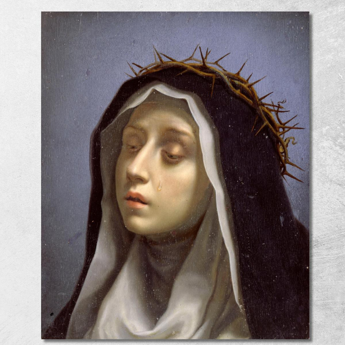 Santa Caterina Da Siena Carlo Dolci cdl7 quadro stampato su tela
