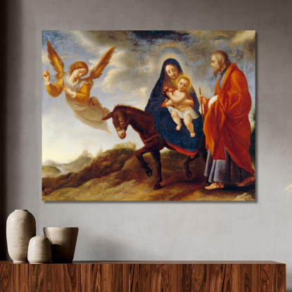 La Fuga In Egitto Carlo Dolci cdl9 quadro stampato su tela