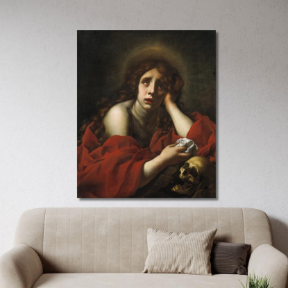 La Maddalena Penitente Carlo Dolci cdl11 quadro stampato su tela