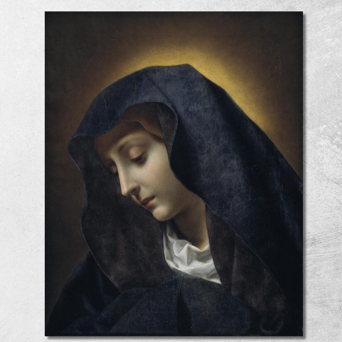 La Vergine Carlo Dolci cdl12 quadro stampato su tela La Vergine Carlo Dolci cdl12 quadro stampato su tela