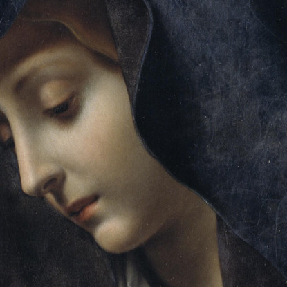 La Vergine Carlo Dolci cdl12 quadro stampato su tela
