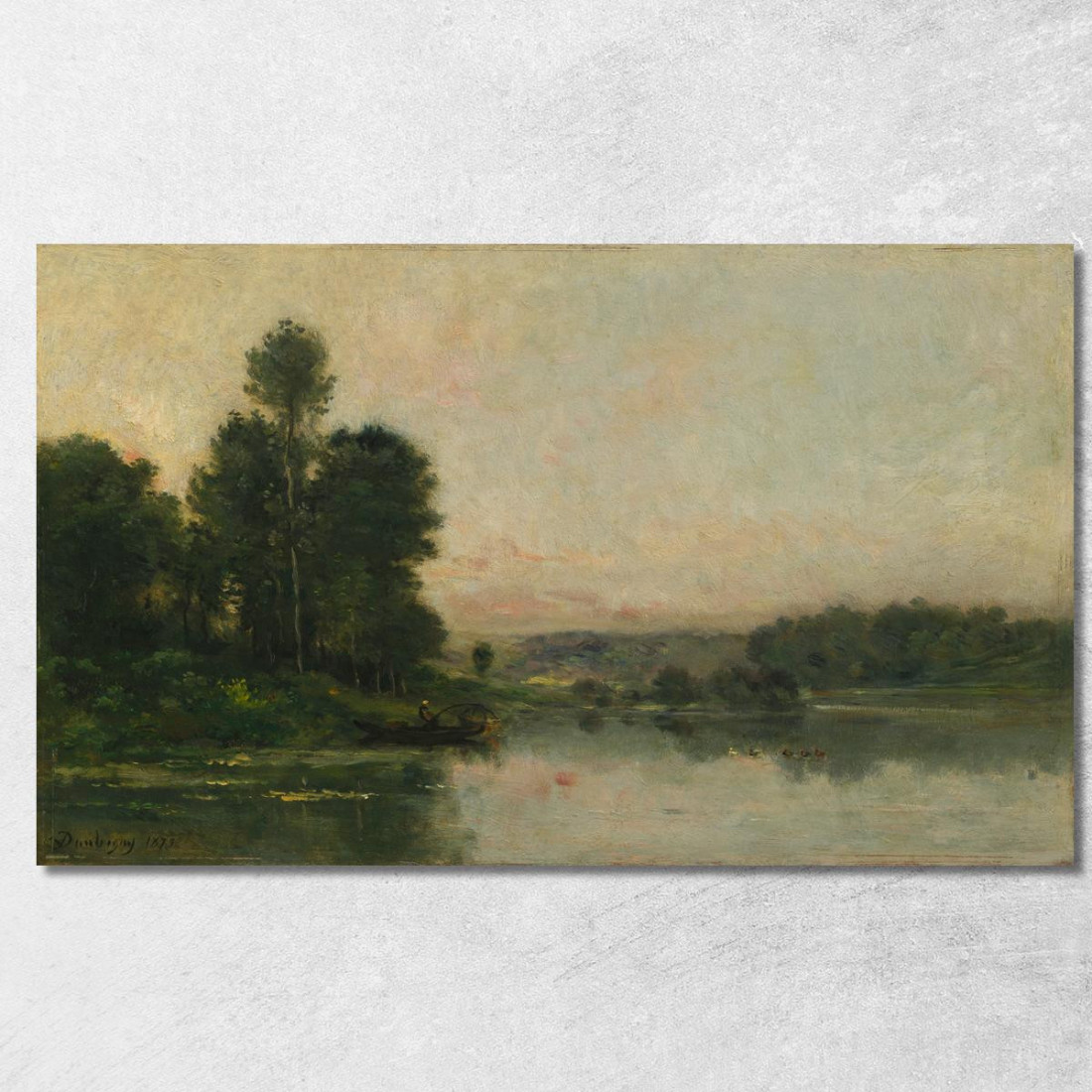 Le Colline Di Mery-Sur-Oise Di Fronte Ad Auvers Charles François Daubigny cfd82 quadro stampato su tela Le Colline Di Mery-Sur-Oise Di Fronte Ad Auvers Charles François Daubigny cfd82 quadro stampato su tela
