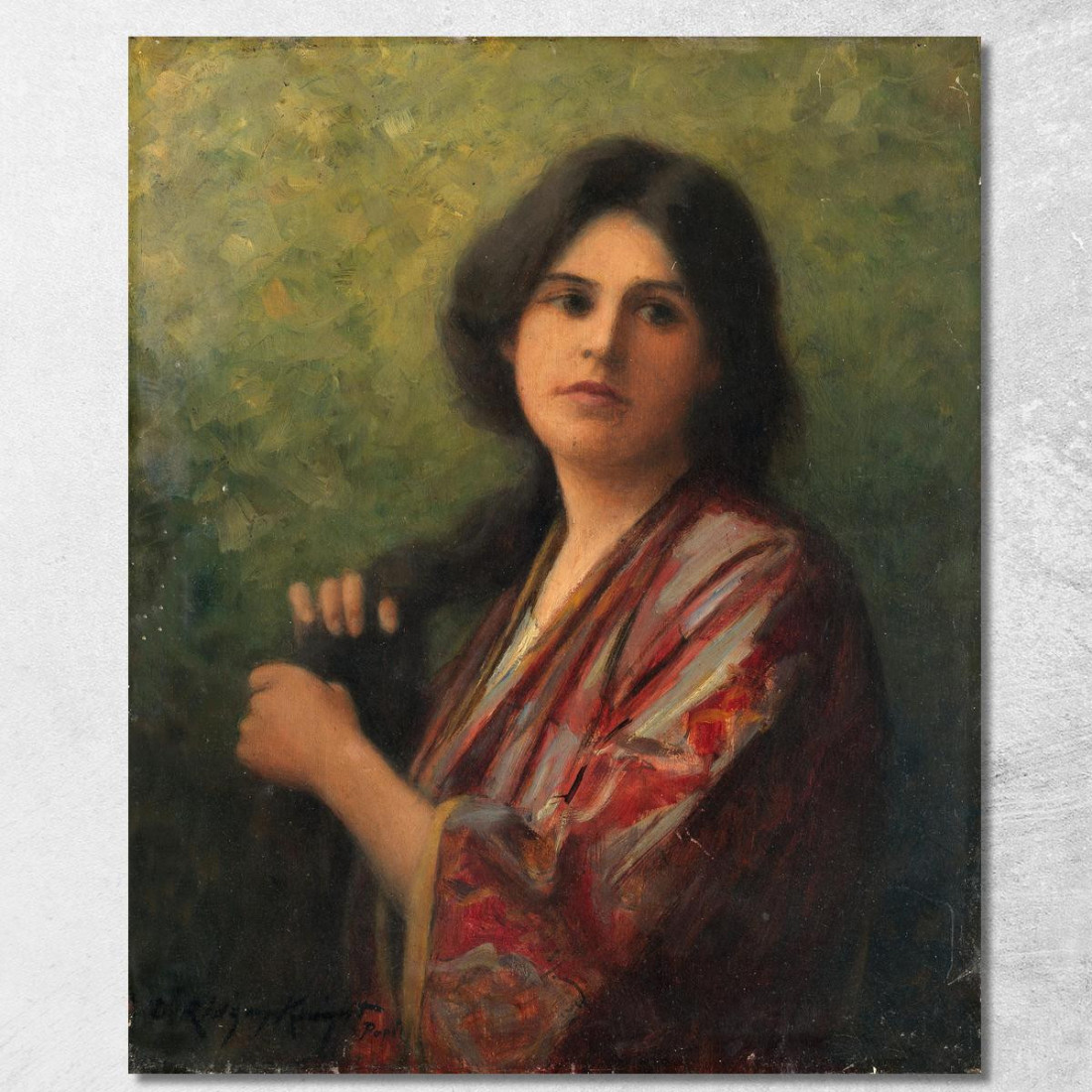 Persa Nei Pensieri Daniel Ridgway Knight drk16 quadro stampato su tela