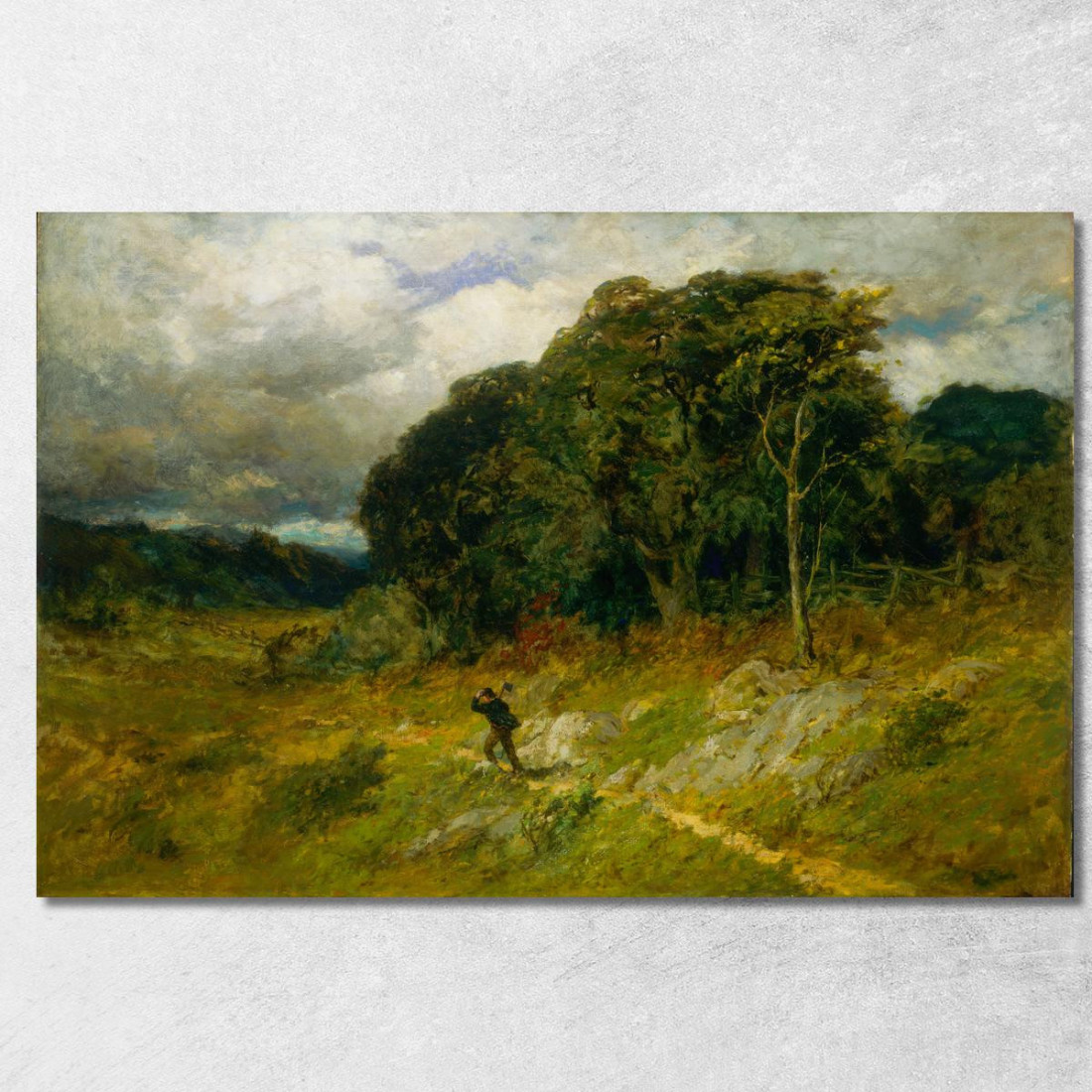 Tempesta In Arrivo Edward Mitchell Bannister emb1 quadro stampato su tela Tempesta In Arrivo Edward Mitchell Bannister emb1 quadro stampato su tela