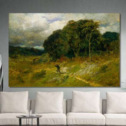 Tempesta In Arrivo Edward Mitchell Bannister emb1 quadro stampato su tela