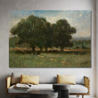 Paesaggio 2 Edward Mitchell Bannister emb14 quadro stampato su tela