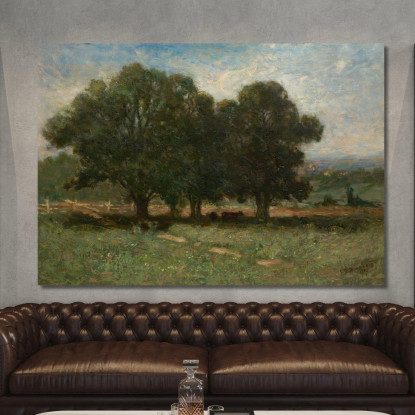 Paesaggio 2 Edward Mitchell Bannister emb14 quadro stampato su tela