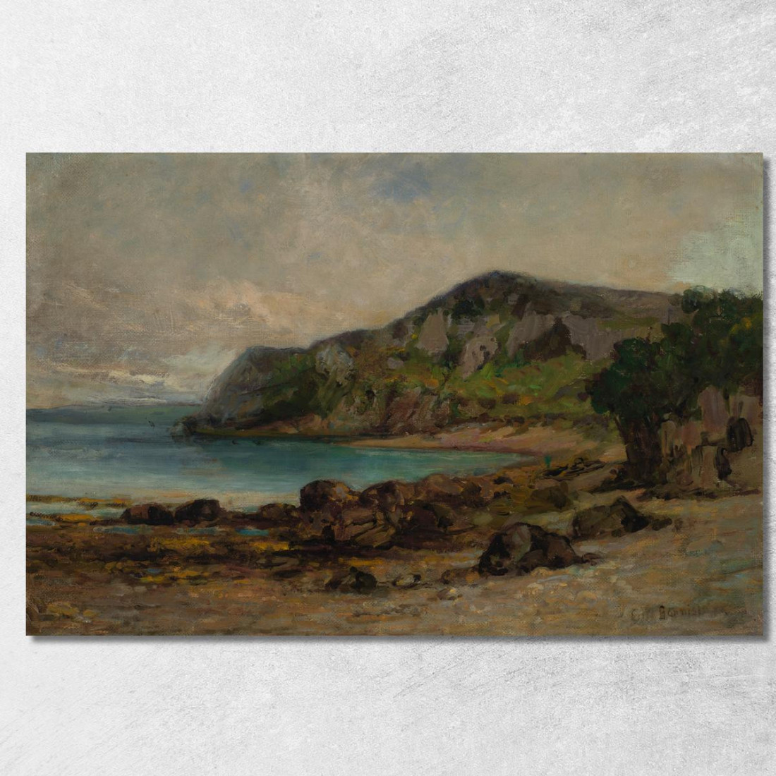 Rocce A Newport Edward Mitchell Bannister emb23 quadro stampato su tela Rocce A Newport Edward Mitchell Bannister emb23 quadro stampato su tela