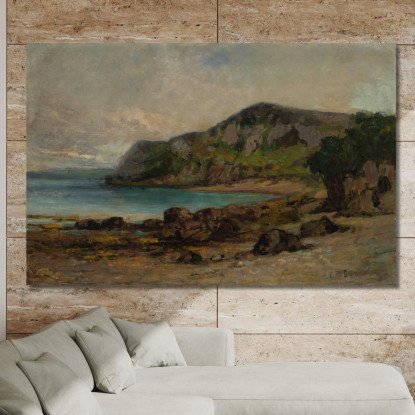 Rocce A Newport Edward Mitchell Bannister emb23 quadro stampato su tela
