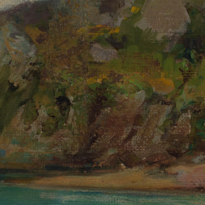 Rocce A Newport Edward Mitchell Bannister emb23 quadro stampato su tela