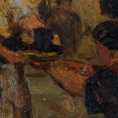 Salomè Riceve La Testa Di Giovanni Battista Edward Mitchell Bannister emb25 quadro stampato su tela