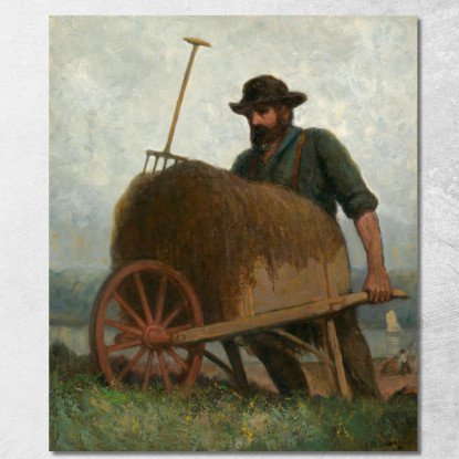 Raccoglitori Di Alghe Edward Mitchell Bannister emb26 quadro stampato su tela