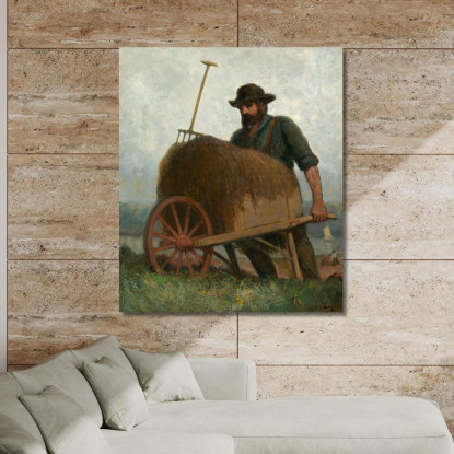 Raccoglitori Di Alghe Edward Mitchell Bannister emb26 quadro stampato su tela