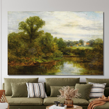 Estate Edward Mitchell Bannister emb29 quadro stampato su tela