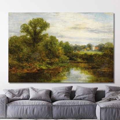 Estate Edward Mitchell Bannister emb29 quadro stampato su tela