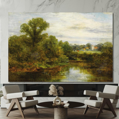 Estate Edward Mitchell Bannister emb29 quadro stampato su tela