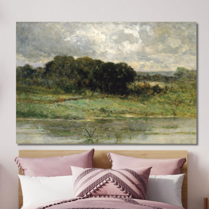 Terra Paludosa Edward Mitchell Bannister emb33 quadro stampato su tela