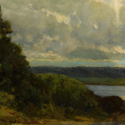 Il Fiume Palmer Edward Mitchell Bannister emb36 quadro stampato su tela