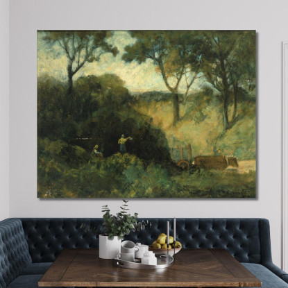 Il Saluto Edward Mitchell Bannister emb37 quadro stampato su tela
